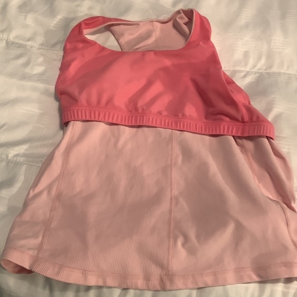 Lululemon Athletica Light Pink Tank Cutout Back size 10 - Picture 12 of 14